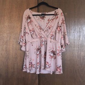 Blush pink top from Torrid.  Never worn.